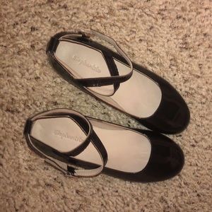 Girls Black Ballet Flats